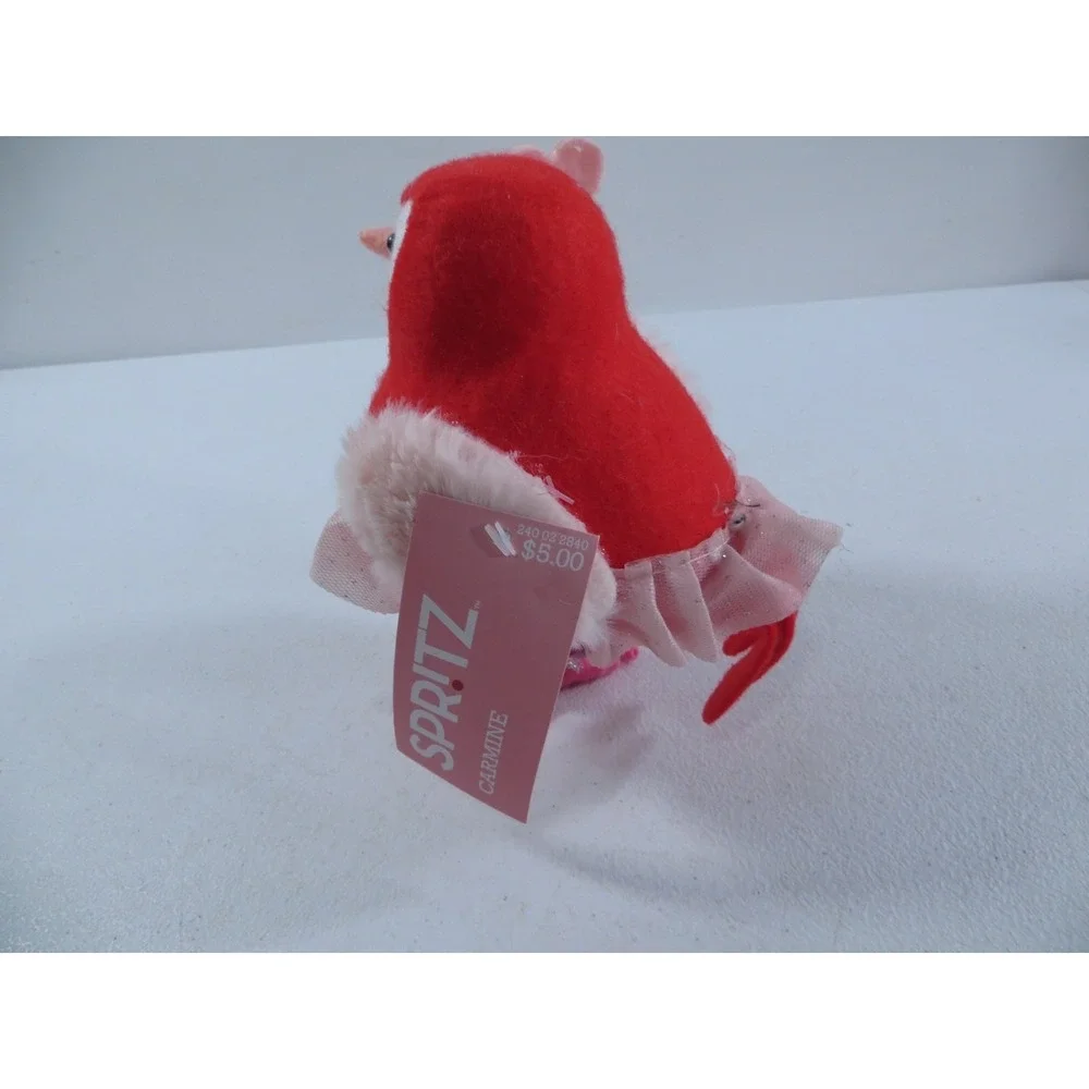 Spritz Feathery Friends 2022 Carmine Valentine's Day‎ Love Bird Decoration NWT
